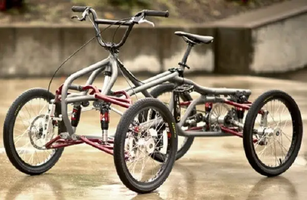 vierwielige fiets voor volwassenen