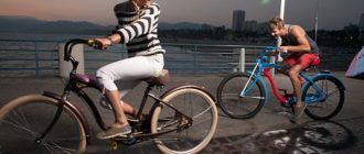 Cruiser fiets - wat het is, aanbevelingen