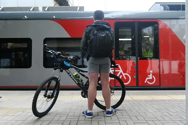 hoe vervoer je een fiets in een trein?