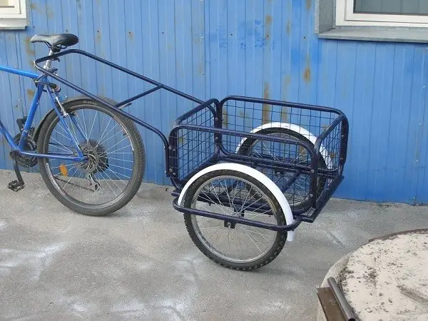 geïmproviseerde fietskar