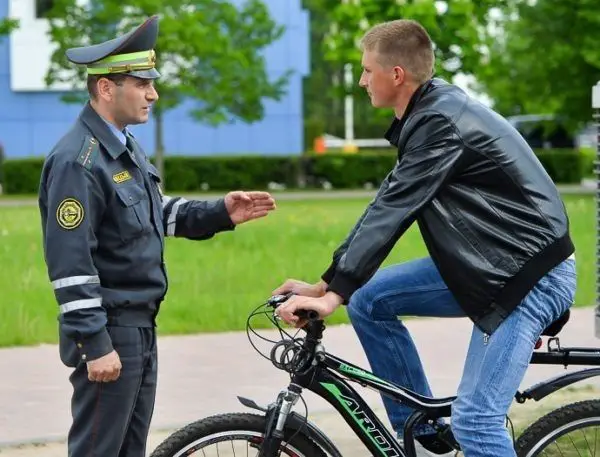 boetes voor fietsers